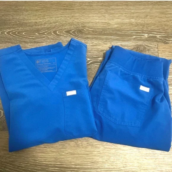 Figs Royal Blue Technical Scrub Set - Picture 4 of 4